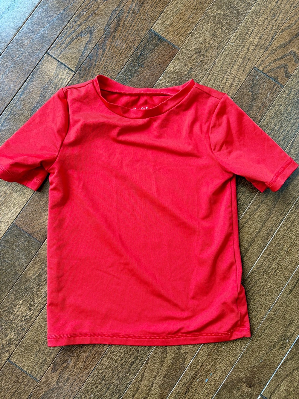 Cat & Jack Red Boys Short Sleeve Rashguard